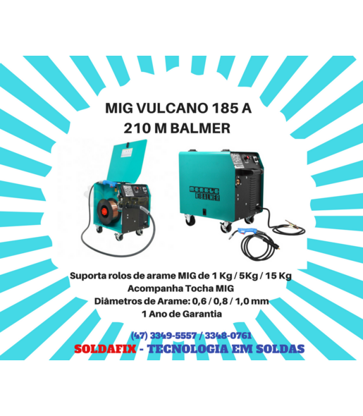 MIG/MAG 185A VULCANO 210M