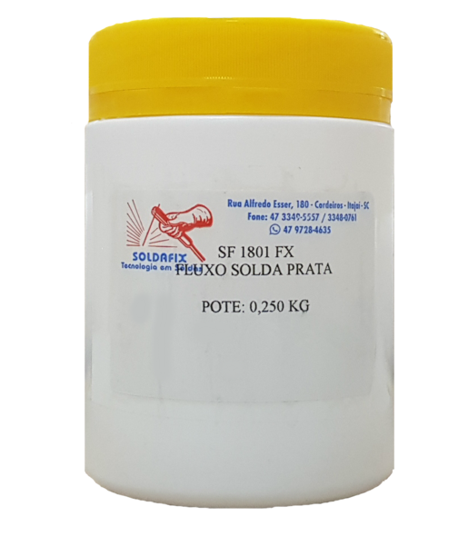 FLUXO PARA SOLDA PRATA SF 1801 FX POTE C/ 0,250 KG