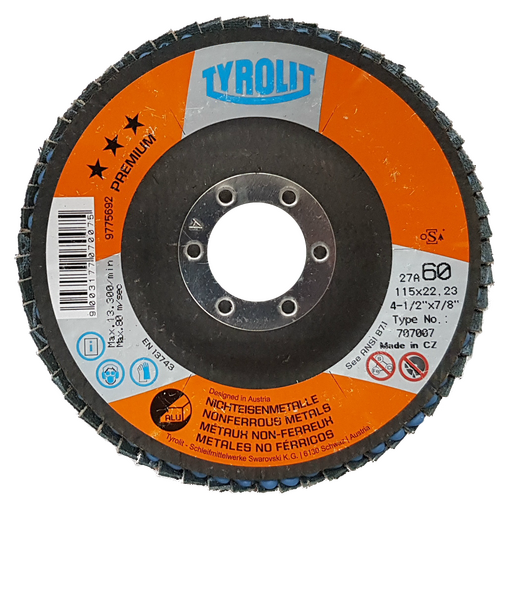 DISCO FLAP ALUMINIO 4½