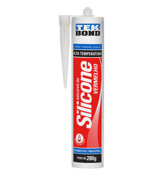 SILICONE VERMELHO (ALTA TEMPERATURA) 280G TEK BOND